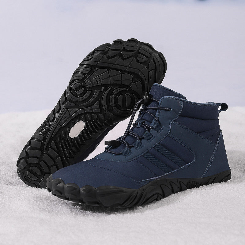 High-Top Snow Hiking Boots Non-Slip Warm Velvet Camping