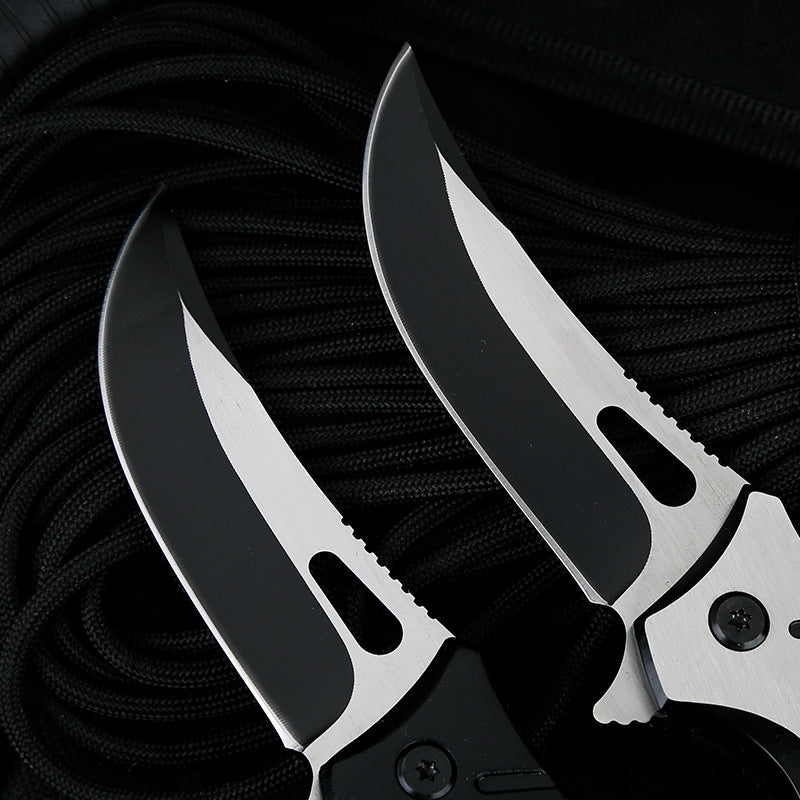 Folding Outdoor Survival Knife For Camping