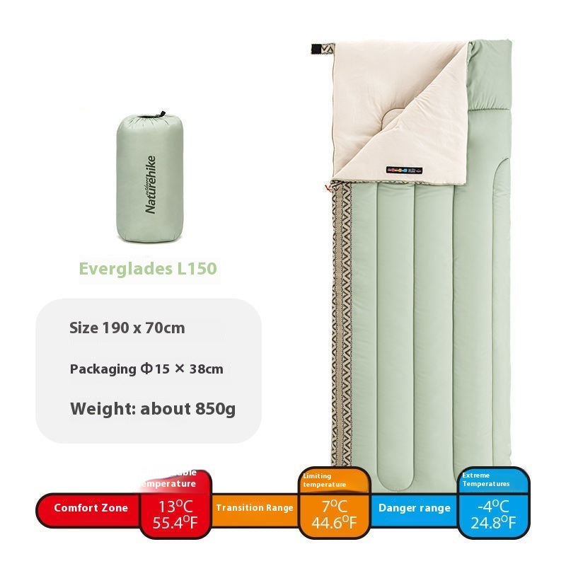 Four Seasons Portable Outdoor Camping Sleeping Bag Dirty Resistant