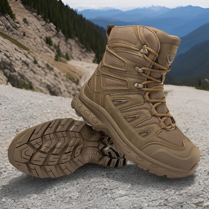 Men’s Mid-Top Plus Size Outdoor Hiking Boots Size 47