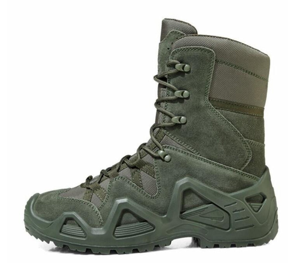 Mid-High Top Military Combat Hiking Boots