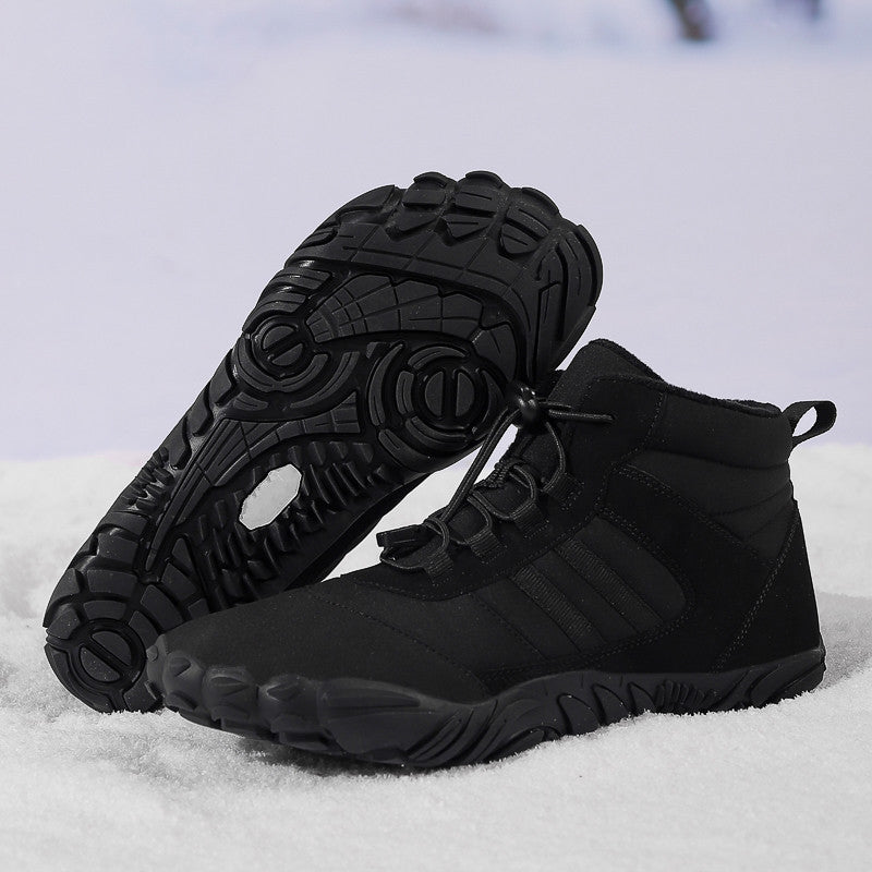 High-Top Snow Hiking Boots Non-Slip Warm Velvet Camping