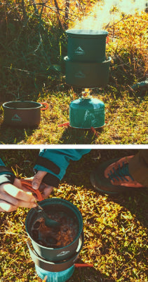 Widesea Heat Efficient Outdoor Camping Cookware Set
