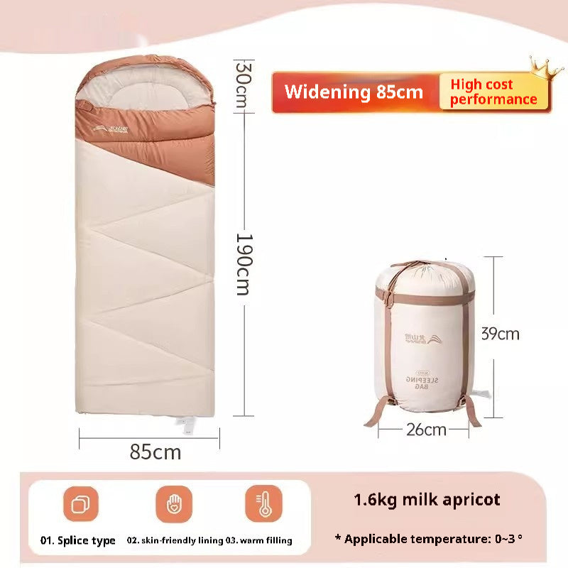 Thickened Warm Cold Protection Camping Sleeping Bag