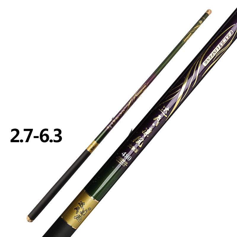 High Carbon Light Hard Fishing Rod 6H19 Black Pit