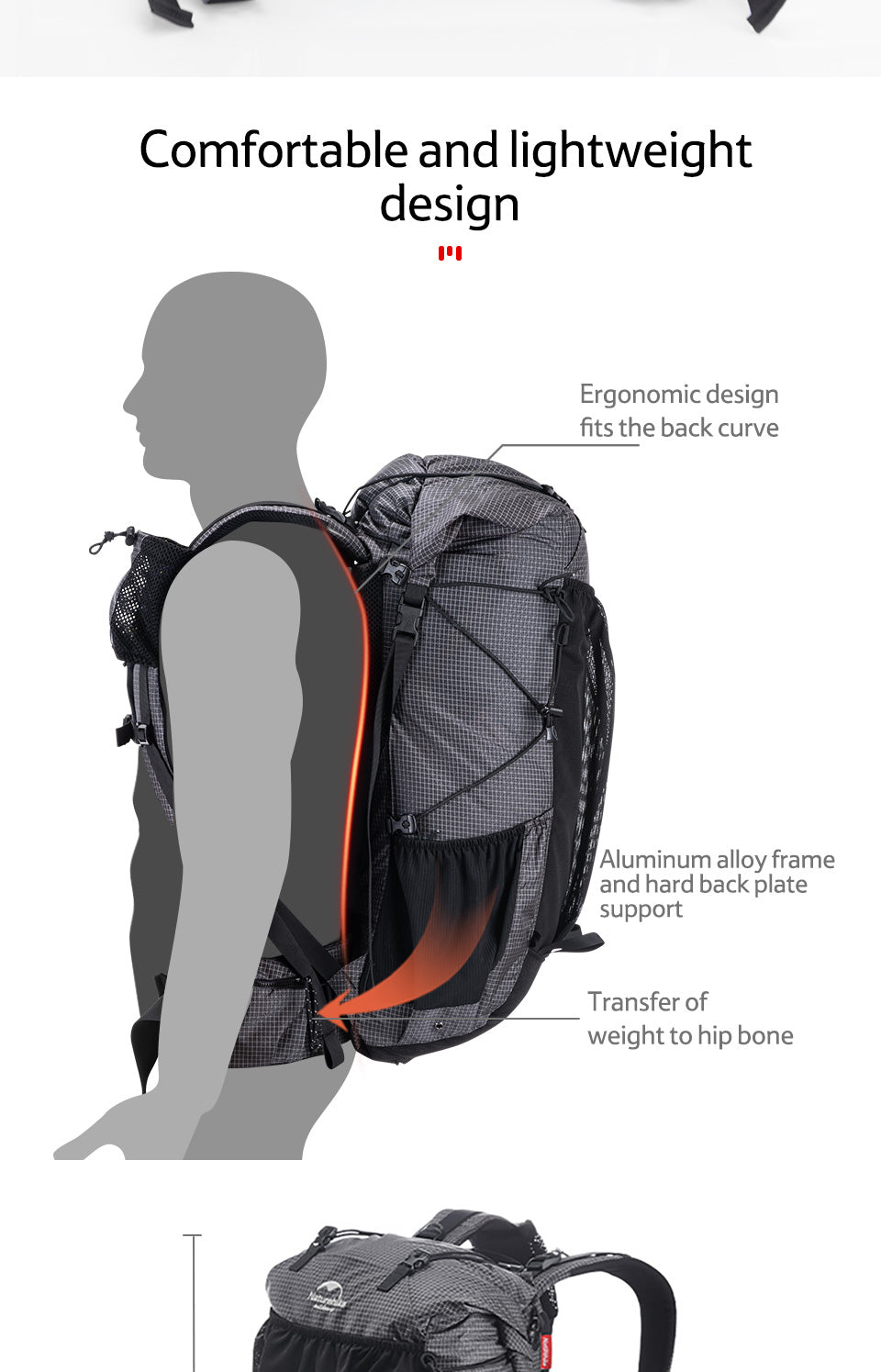 Large Capacity Outdoor Hiking And Camping Travel Backpack