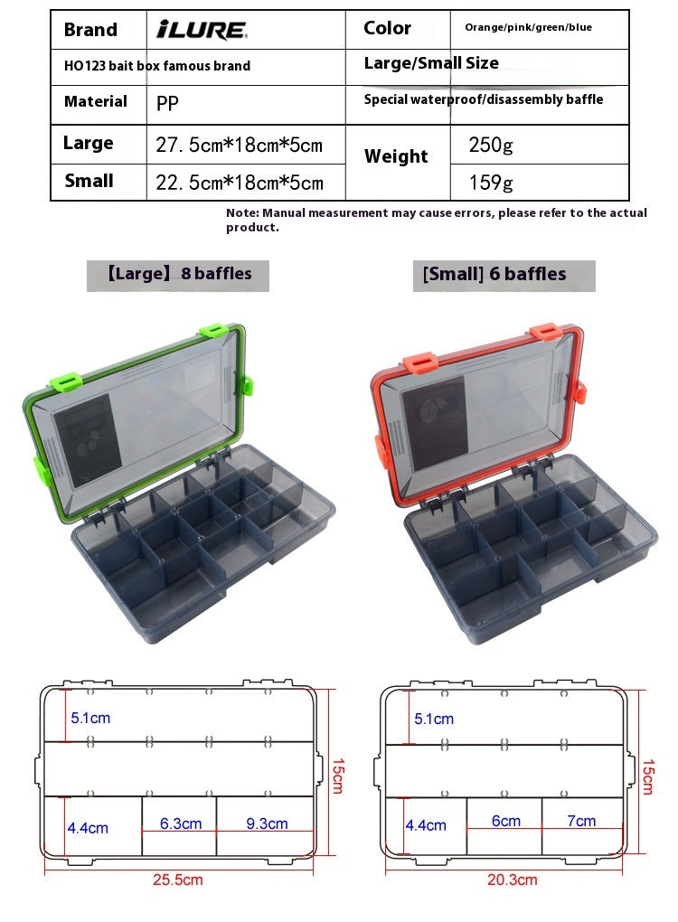 Multifunctional Waterproof Fishing Lure Storage Box