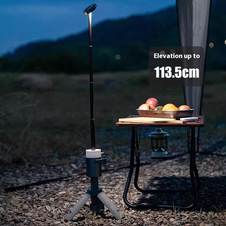Portable Aluminum Alloy Camping Lantern With Retractable Stand