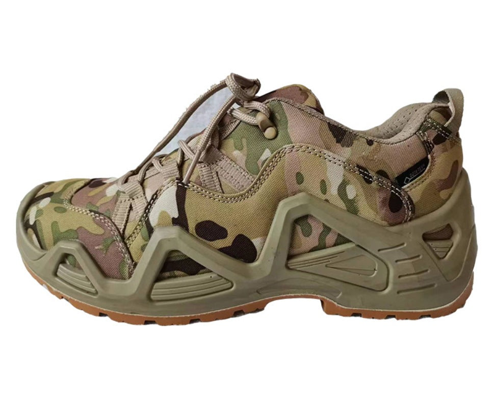 Mid-High Top Military Combat Hiking Boots