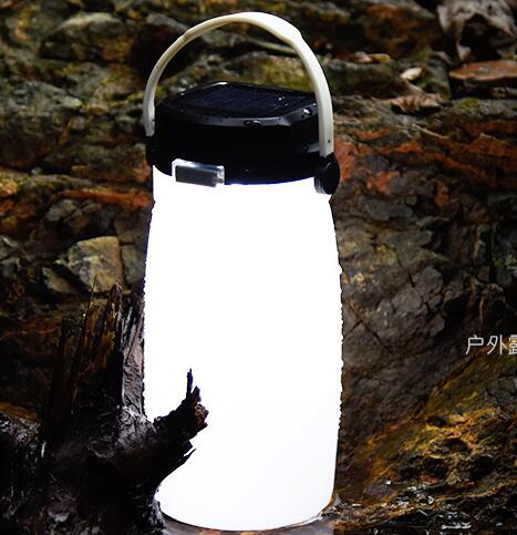 Tanbaby Solar Silicone USB Rechargeable Waterproof Camping Lantern