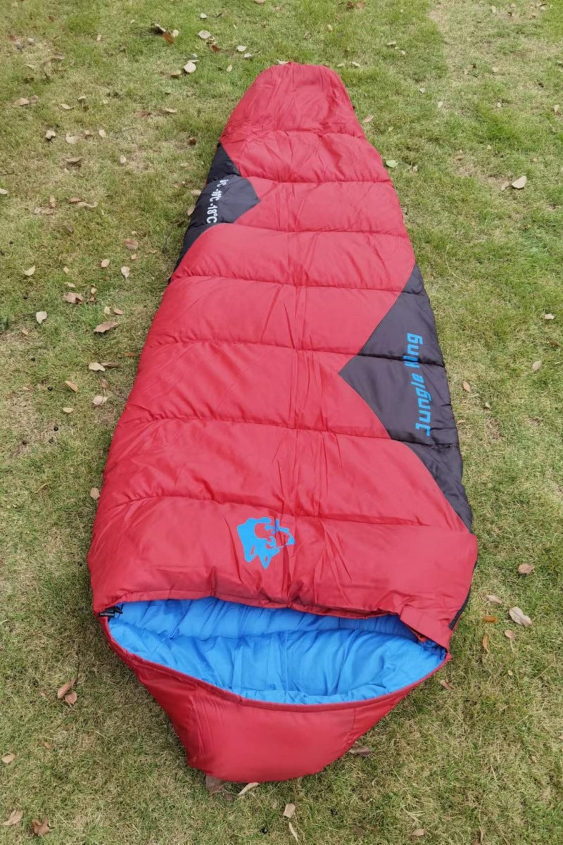 Autumn Winter Mummy Camping Sleeping Bag Outdoor