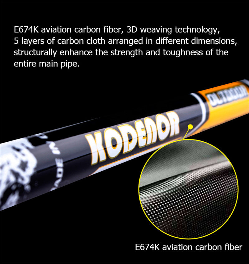 Multifunctional Carbon Fiber Folding Telescopic Trekking Pole