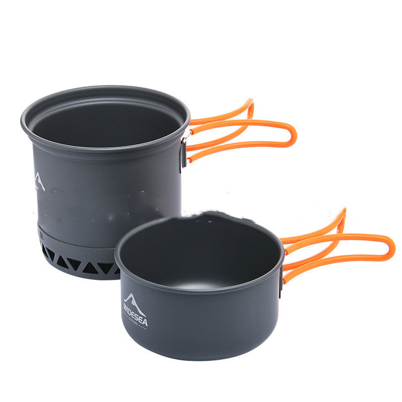 Widesea Outdoor Camping Cookware Set Travel Cooking Pot Kit