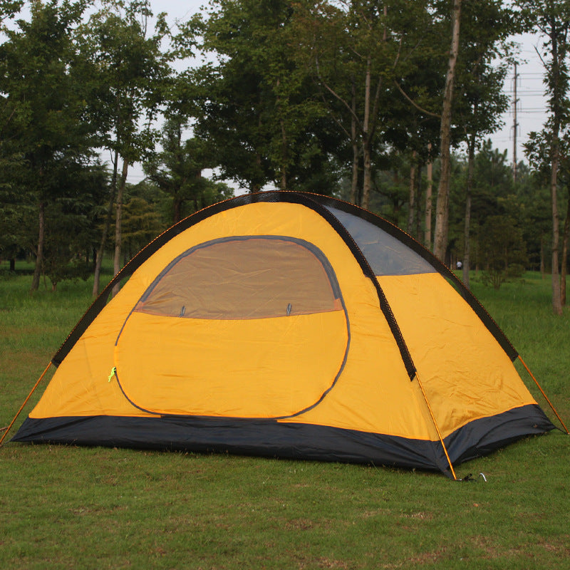 Double Layer Aluminum Pole Outdoor Camping Tent