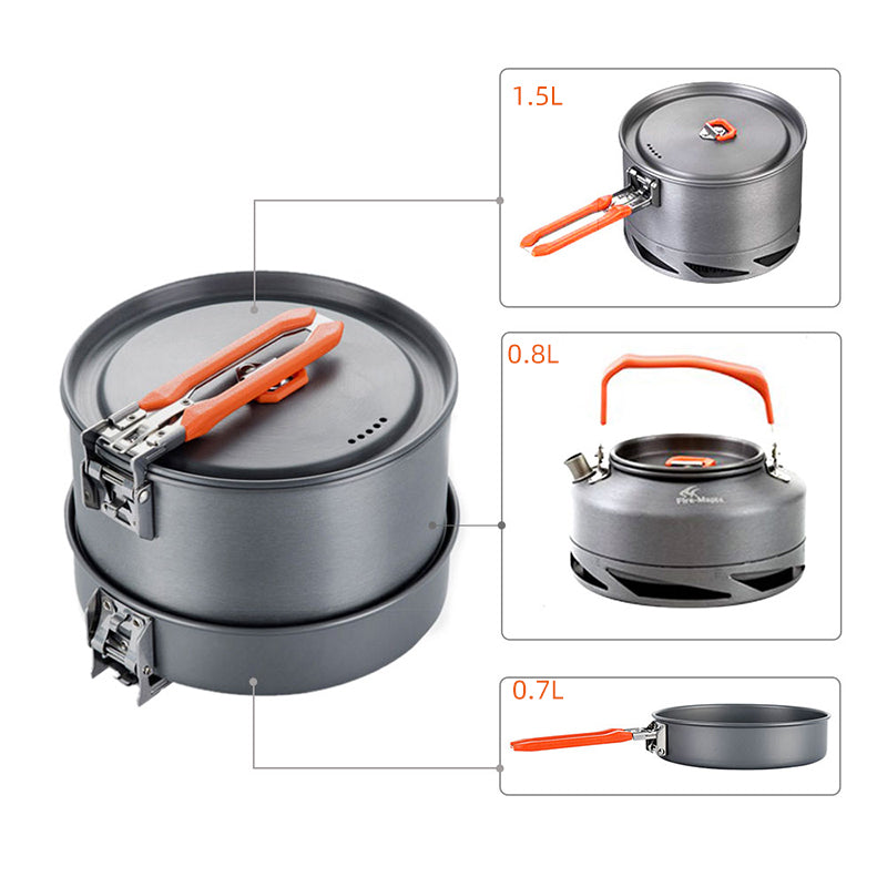 Portable Outdoor Camping Picnic Cookware Set
