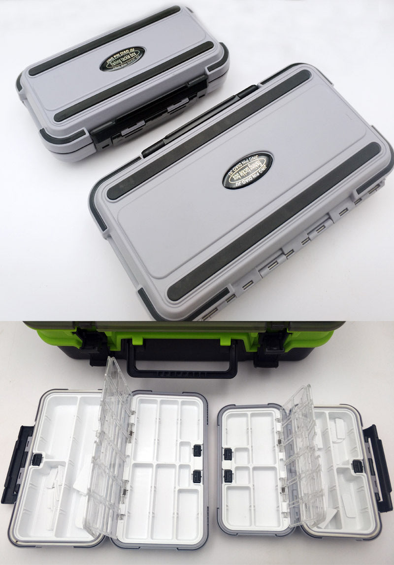 Waterproof Double Sided Fishing Lure Box With Hook Storage