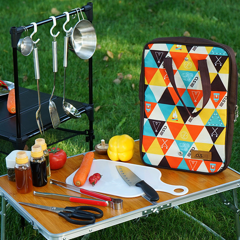 5-Piece Outdoor Camping BBQ Cookware Set