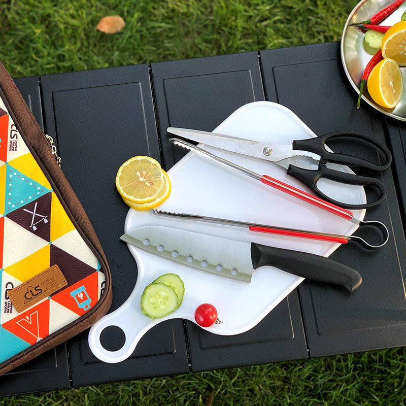 5-Piece Outdoor Camping BBQ Cookware Set