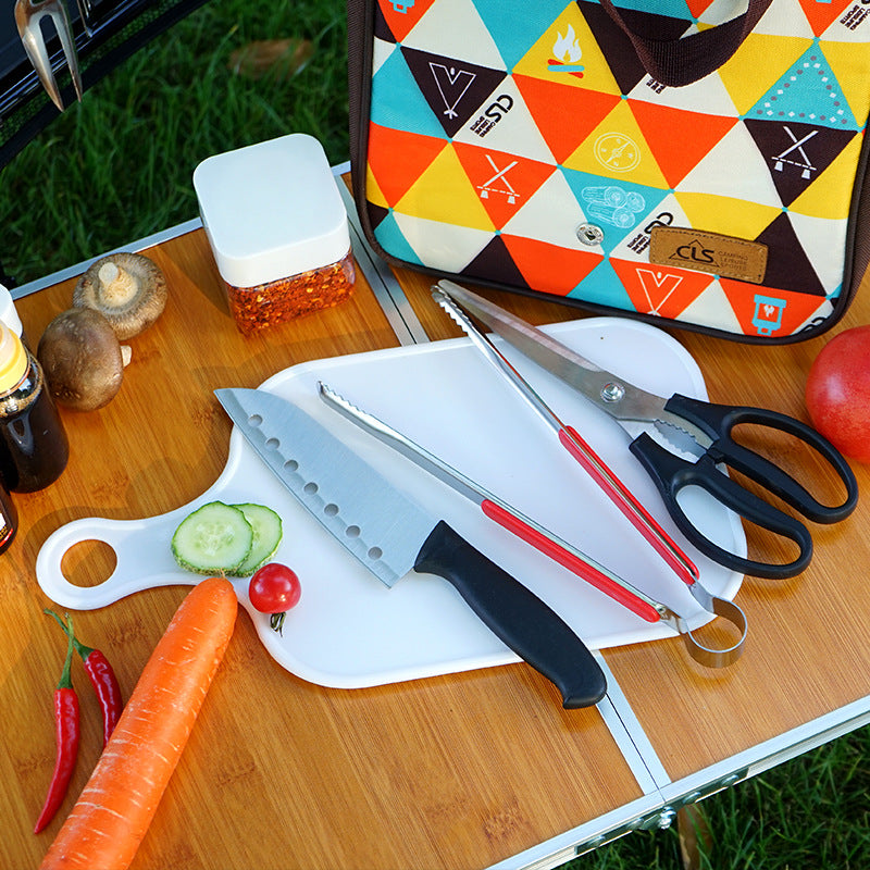 5-Piece Outdoor Camping BBQ Cookware Set