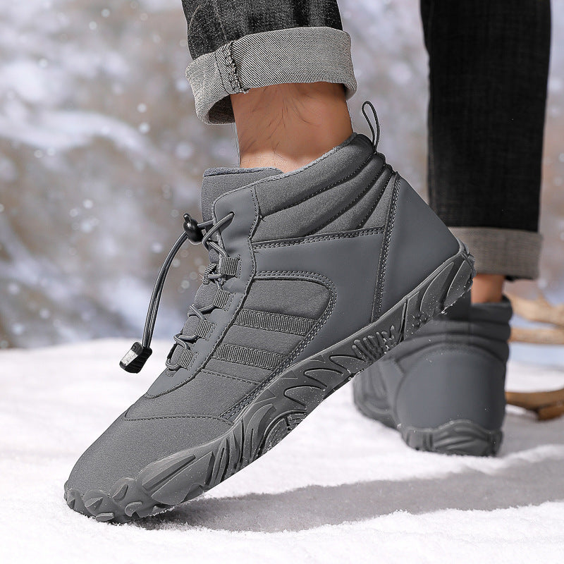 High-Top Snow Hiking Boots Non-Slip Warm Velvet Camping