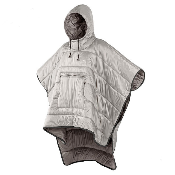 Wearable Portable Camping Quilt Sleeping Bag Cloak