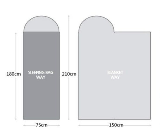 Lightweight Waterproof Hooded Camping Sleeping Bag