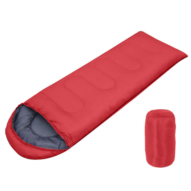 Thickened Hollow Cotton Winter Camping Sleeping Bag Envelope Style