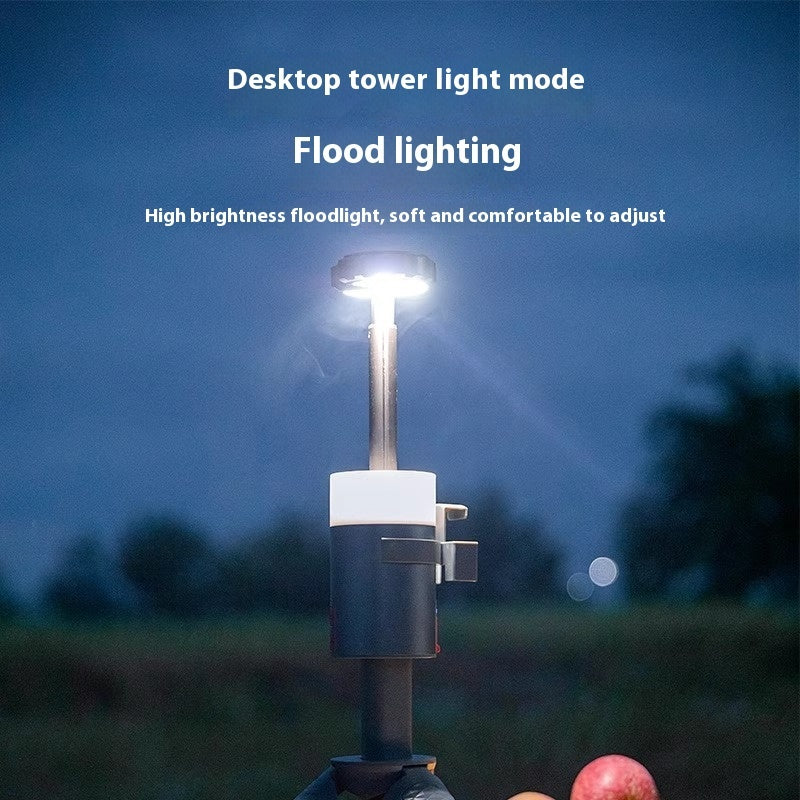 Portable Aluminum Alloy Camping Lantern With Retractable Stand