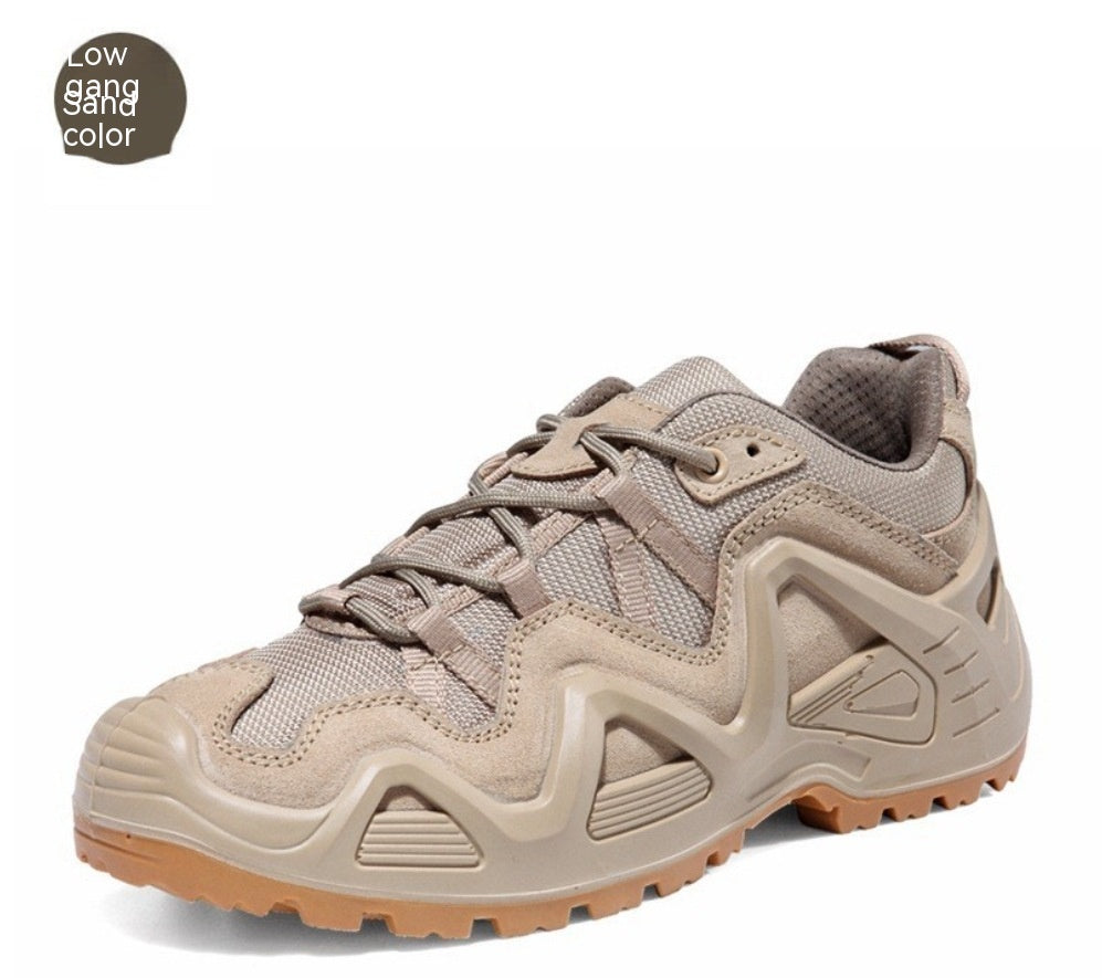 Mid-High Top Military Combat Hiking Boots