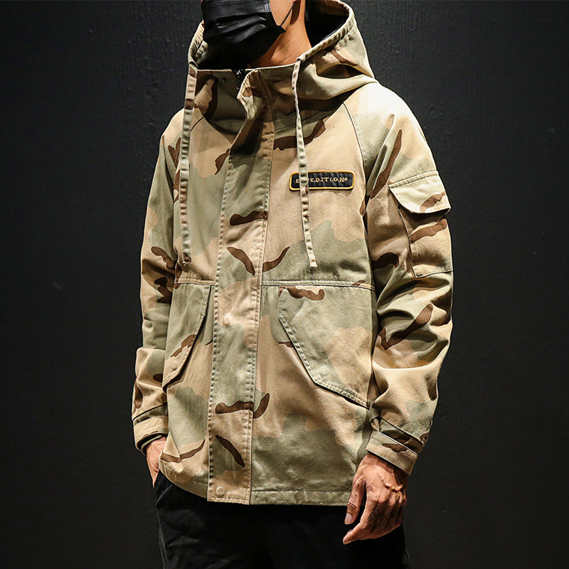 Camouflage Utility Work Jacket