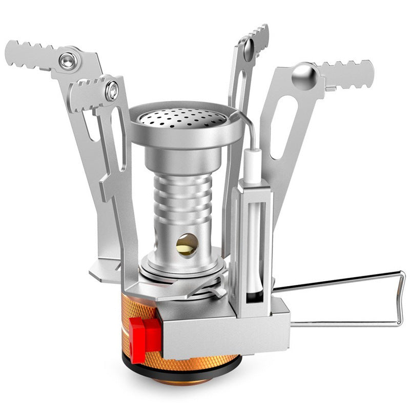 Integrated Outdoor Camping Cooking Stove And Cookware Set