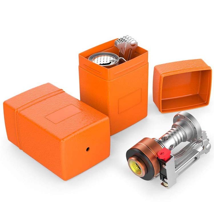 Integrated Outdoor Camping Cooking Stove And Cookware Set