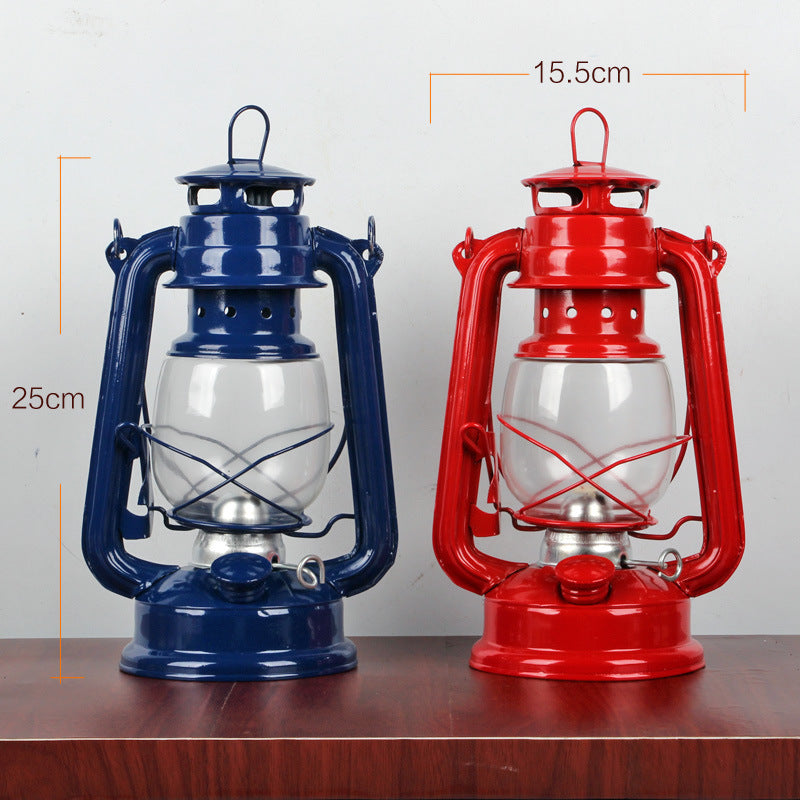 Portable Retro Iron Kerosene Camping Lantern