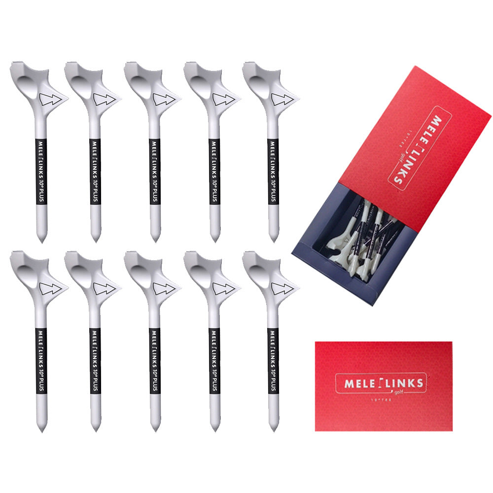 Durable Golf Ball Tee With 10 Degree Balance Design