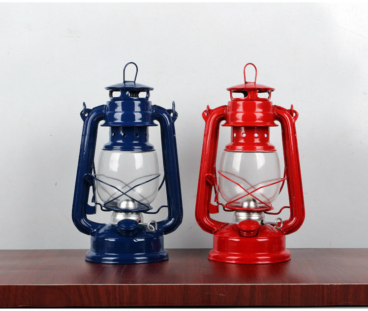 Portable Retro Iron Kerosene Camping Lantern