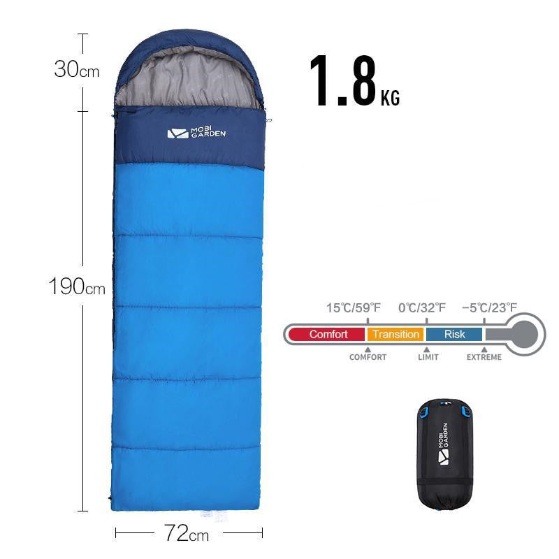 Winter Thickened Mummy Sleeping Bag For Camping