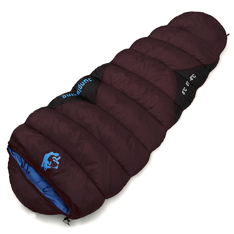 Autumn Winter Mummy Camping Sleeping Bag Outdoor