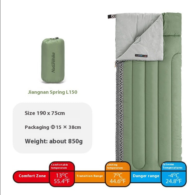 Four Seasons Portable Outdoor Camping Sleeping Bag Dirty Resistant