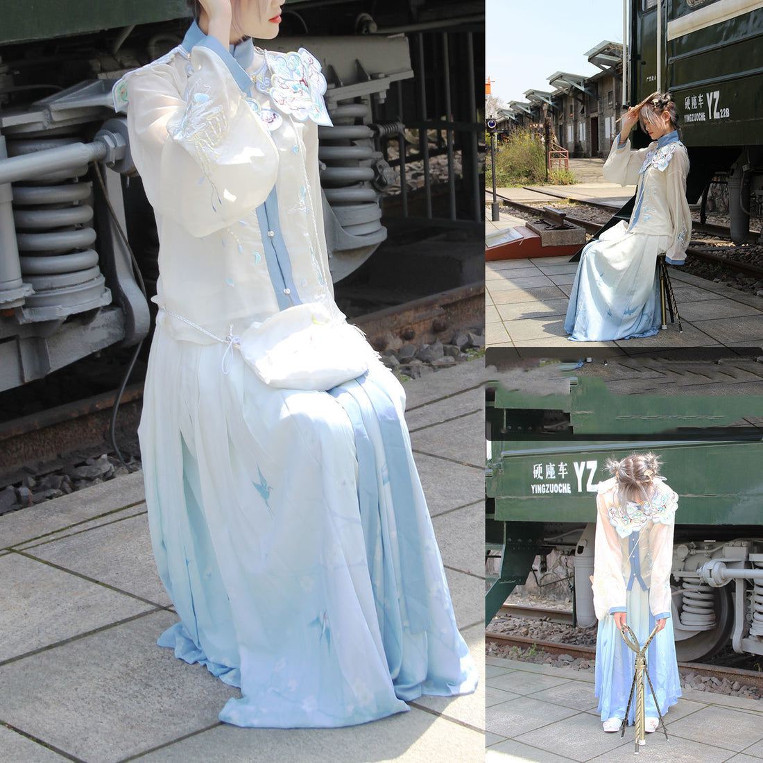 Multifunctional Folding Trekking Pole With Portable Stool