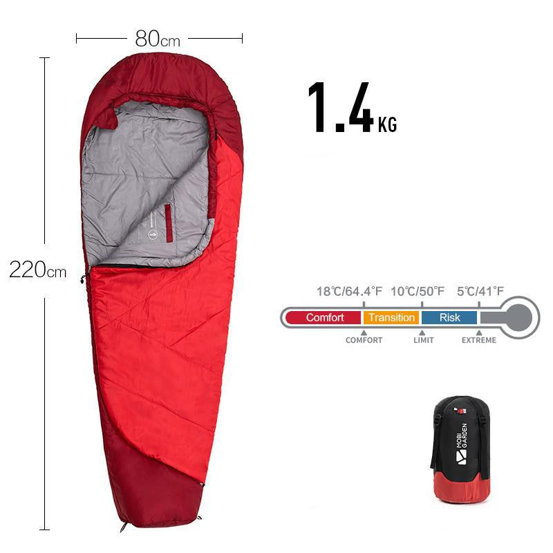 Winter Thickened Mummy Sleeping Bag For Camping