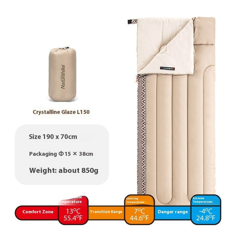Four Seasons Portable Outdoor Camping Sleeping Bag Dirty Resistant
