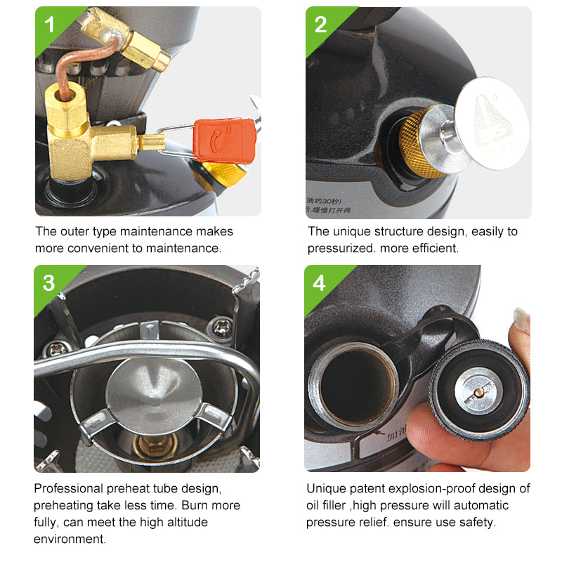 Heavy Duty Field Oil Stove For Camping And Mountaineering