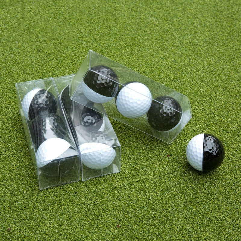 Two Tone Dual Layer Golf Putting Practice Ball