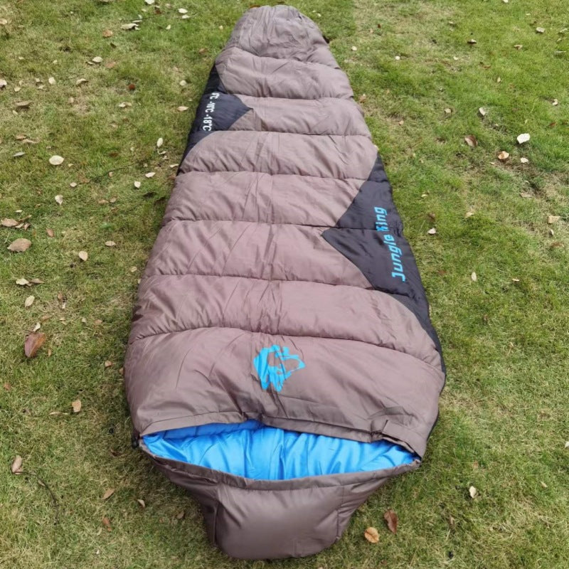 Autumn Winter Mummy Camping Sleeping Bag Outdoor