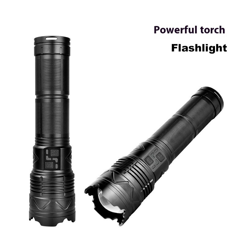 Multifunctional Zoomable High Power Outdoor Flashlight
