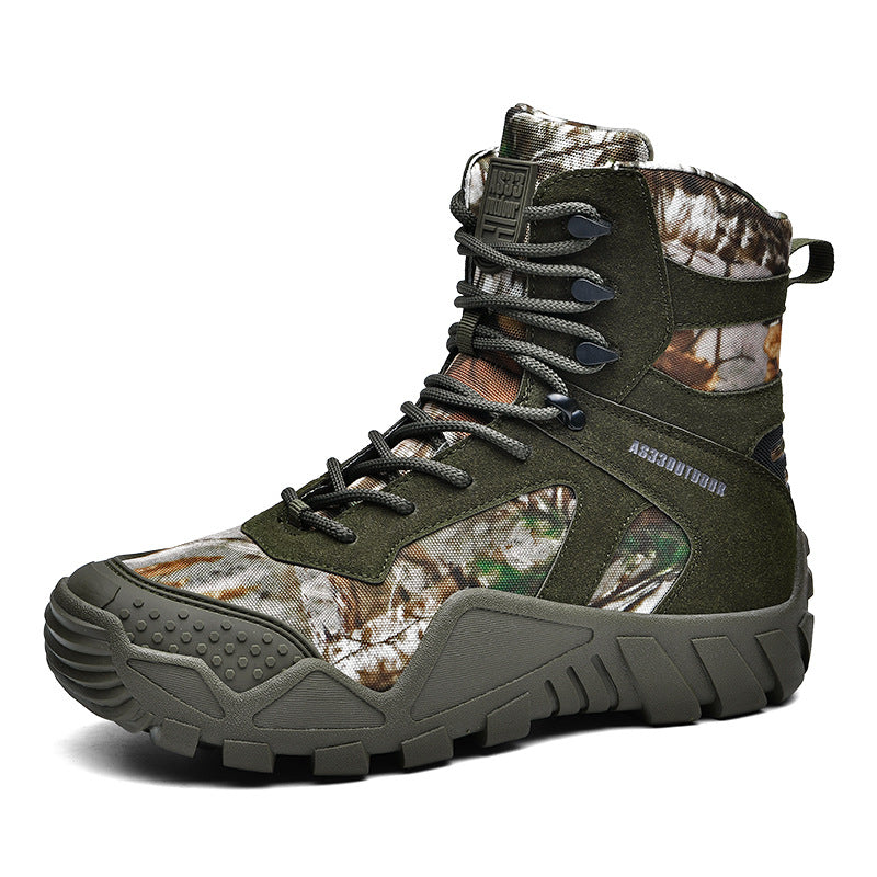 High-Top Tactical Outdoor Hiking Boots
