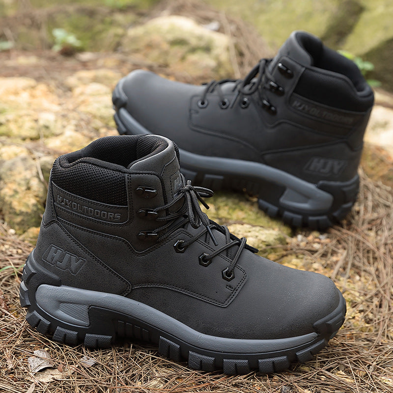 High-Top Outdoor Hiking Boots Large Size Training Shoes