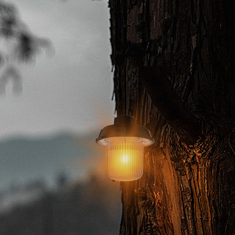 Multi-Function Rechargeable Retro Camping Lantern Portable Light