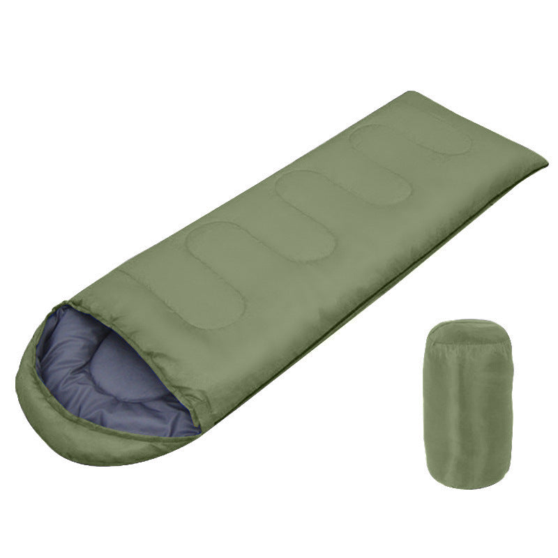 Thickened Hollow Cotton Winter Camping Sleeping Bag Envelope Style