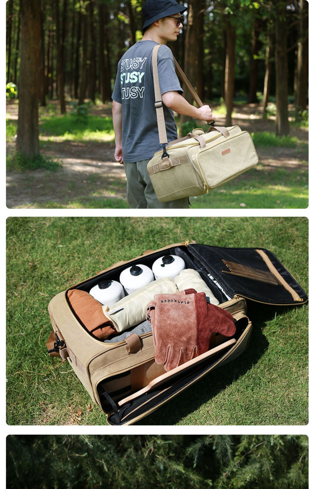Camping Tableware And Gas Stove Cookware Picnic Kit